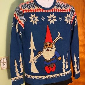 (S) Toddland Gnome Skiing Sweater men’s